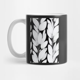 Beautiful Stylized White Flowers, for all those who love nature #175 Mug